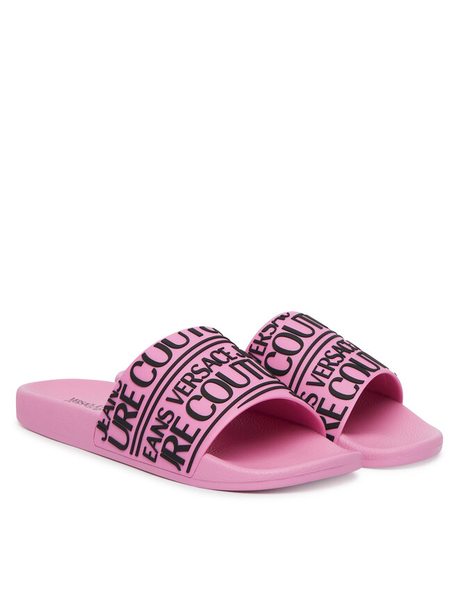 Versace Jeans Couture Шльопанці Versace Jeans Couture 80YA3SQ1 Рожевий