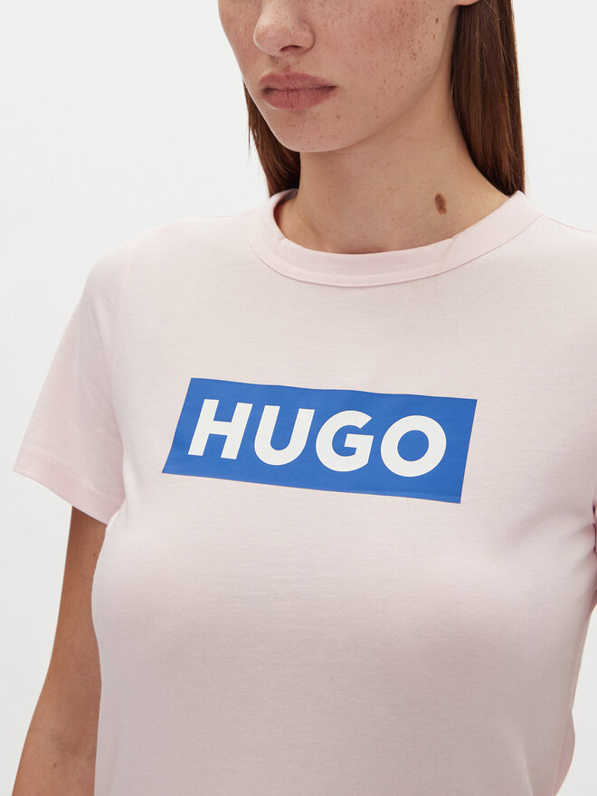 HUGO HUGO Camiseta Classic Tee_B 50510772 Rosa Slim Fit
