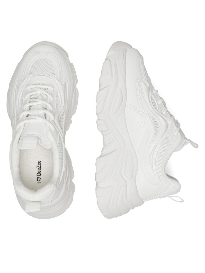 DeeZee Sneakersy DeeZee WSS21557-02 Biały