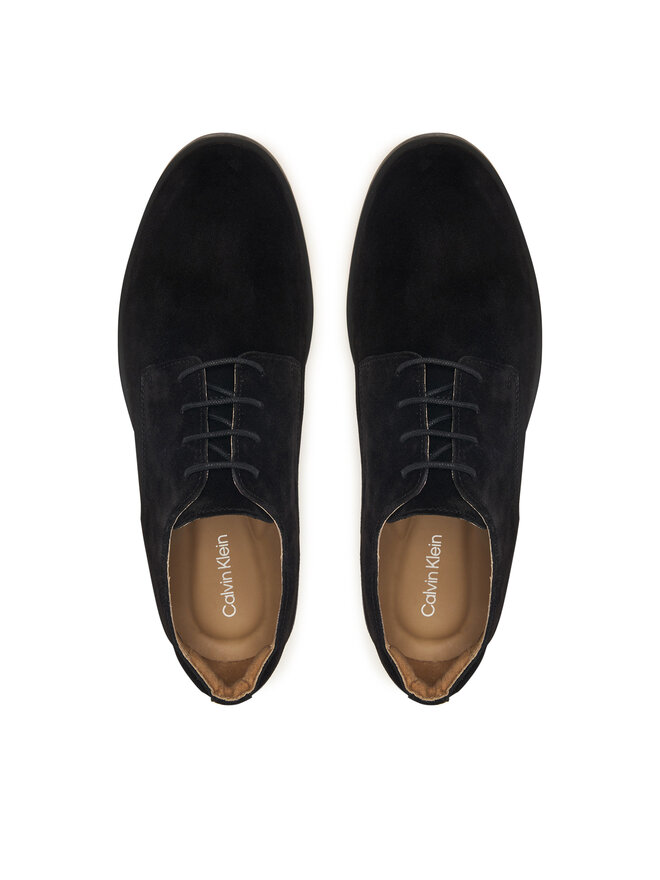 Calvin Klein Halbschuhe Calvin Klein Ess Rubber Derby HM0HM02269 Schwarz