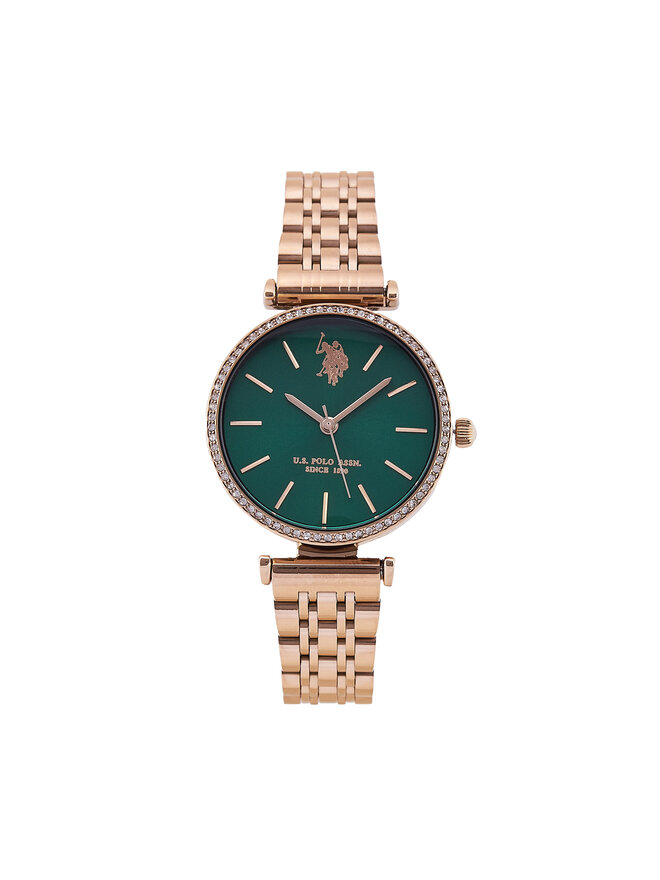 Us polo rose gold watch discount