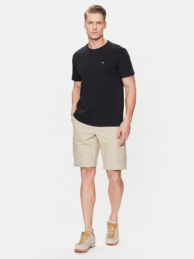 Napapijri Napapijri T-shirt Salis NP0A4H8D Crna Regular Fit