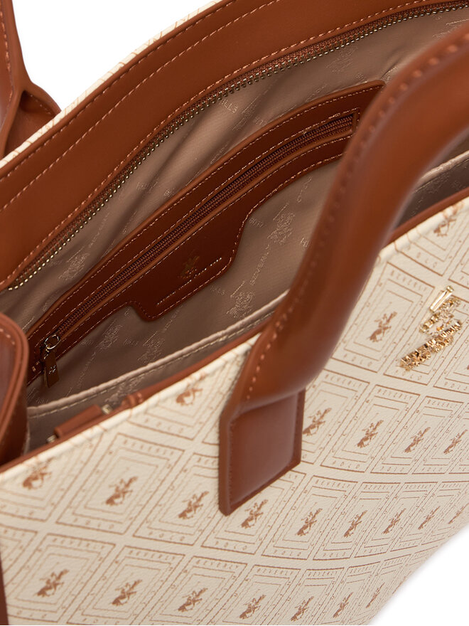 Beverly Hills Polo Club Handtasche Beverly Hills Polo Club CEO-BHPC-S-004-07 Écru