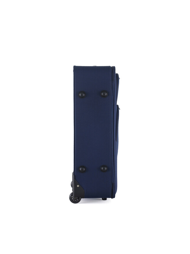 Semi Line Μεγάλη Βαλίτσα Semi Line T5681-3 Σκούρο μπλε