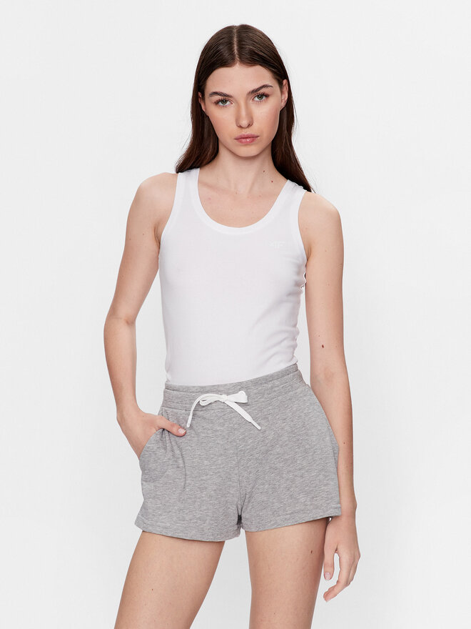 4F 4F Top 4FSS23TTSHF581 Weiß Regular Fit
