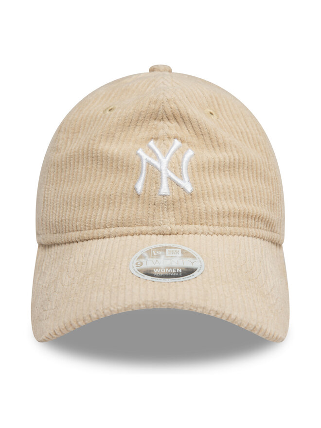 New Era Czapka z daszkiem New Era New York Yankees Cord 9Twenty 60595358 Beżowy