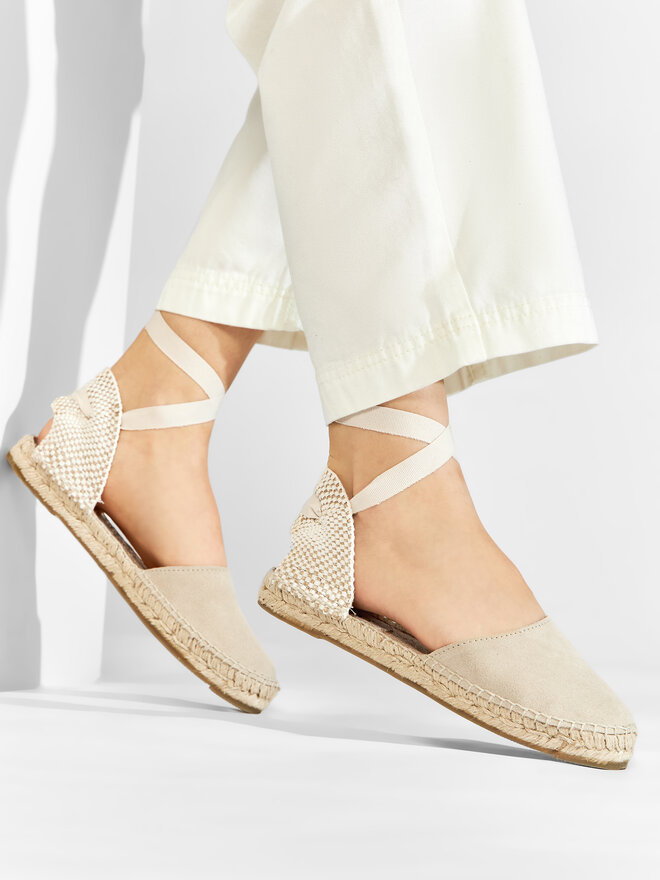Manebi Espadrilles Manebi Flat Valenciana K 1.1 P0 Bēšs