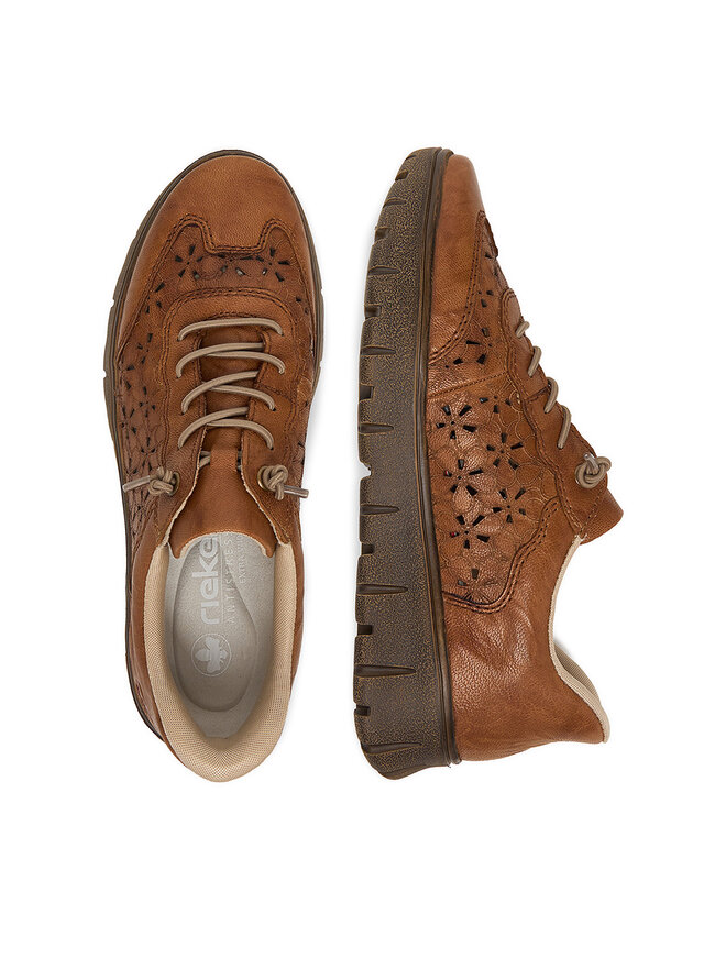 Rieker Halbschuhe Rieker N1358-22 Braun