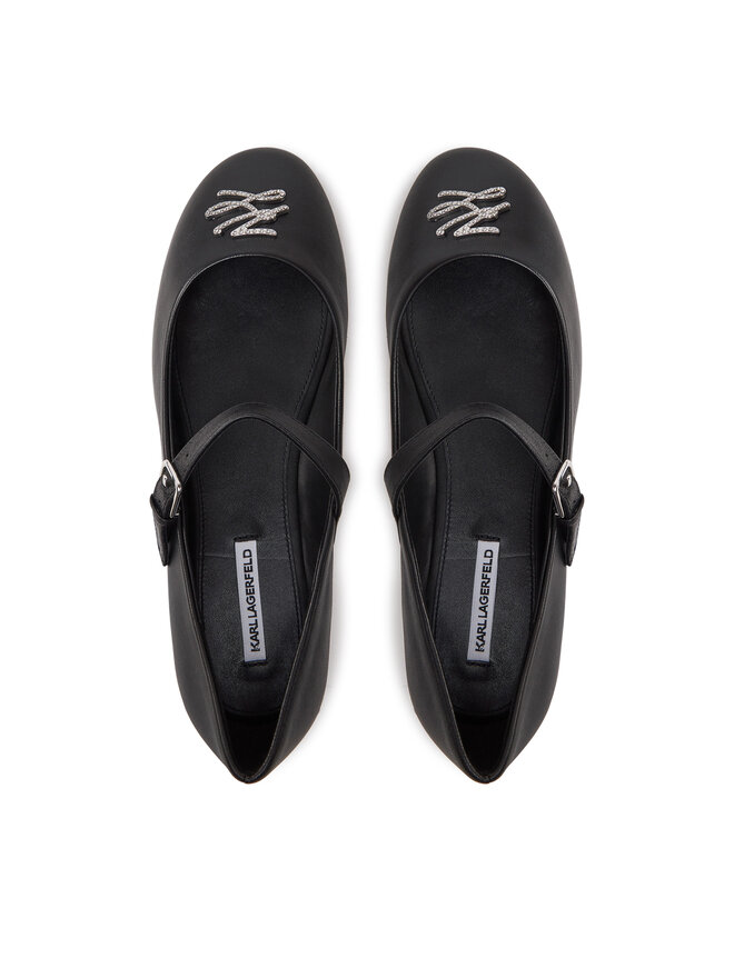KARL LAGERFELD Balerini KARL LAGERFELD Karo KL40121S Negru