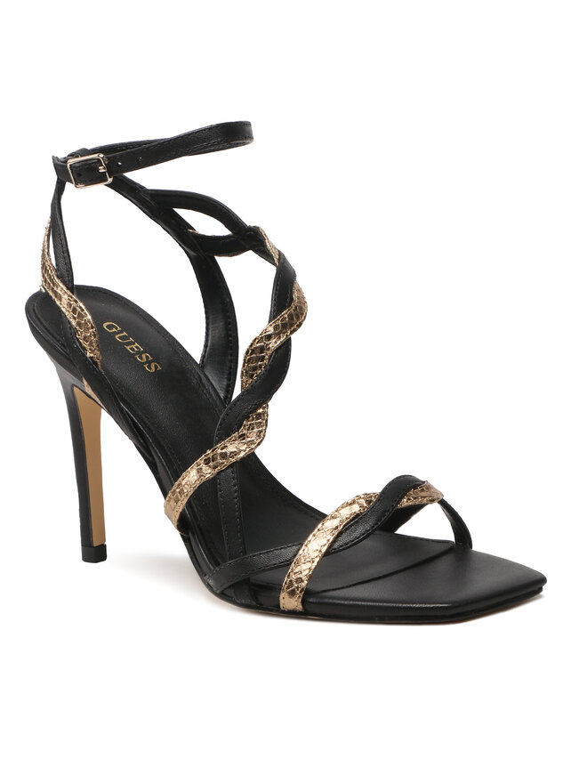 Guess Sandali Guess Syivia FL5SYV LEA03 Črna