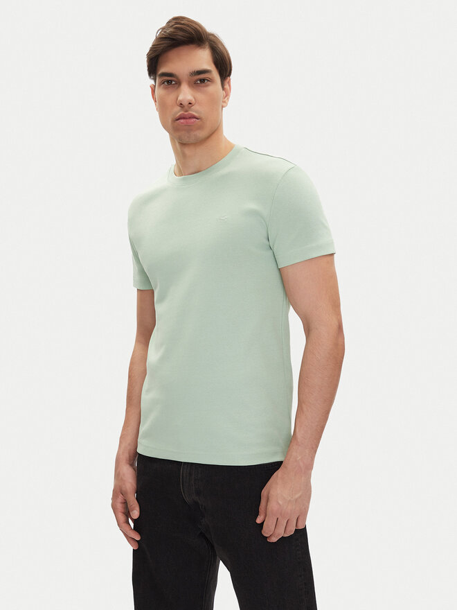 Mustang Mustang Póló Allen 1016486 Zöld Slim Fit
