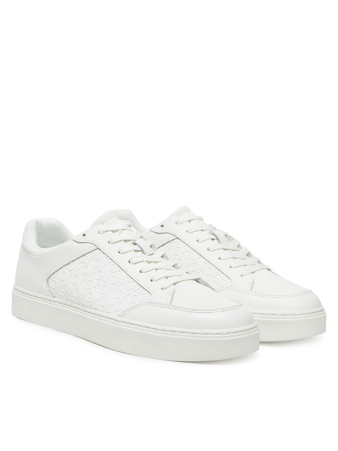 Calvin Klein Αθλητικά Calvin Klein Clean Cup Low Laceup Mono HM0HM01899 Λευκό