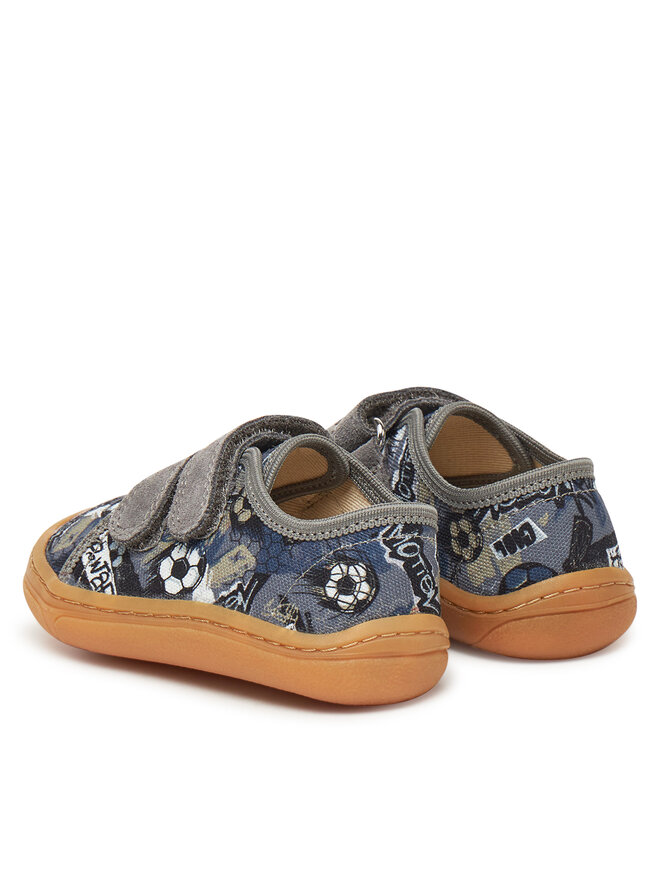 Froddo Bačkory Froddo Barefoot Canvas G1700379-27 M Šedá