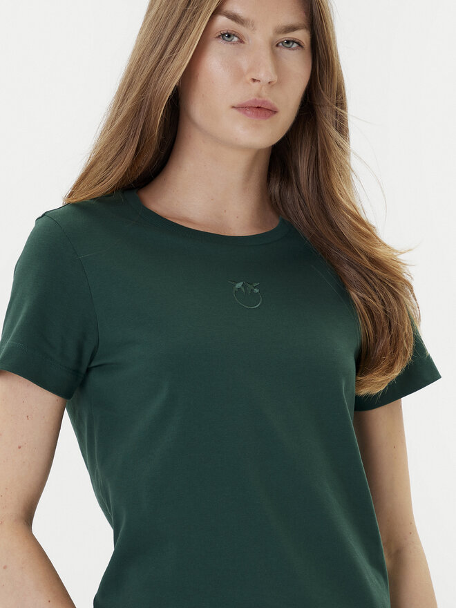 PINKO PINKO Camiseta Bussolotto 100355 A2RD Verde Regular Fit