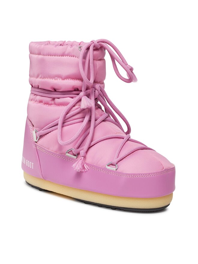 Moon Boot Śniegowce Moon Boot Light Low Nylon 14600100004 Różowy