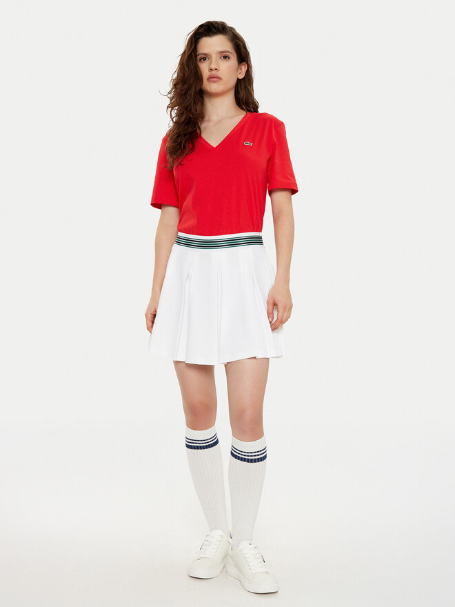 Lacoste Lacoste Marškinėliai TF7300 Raudona Regular Fit