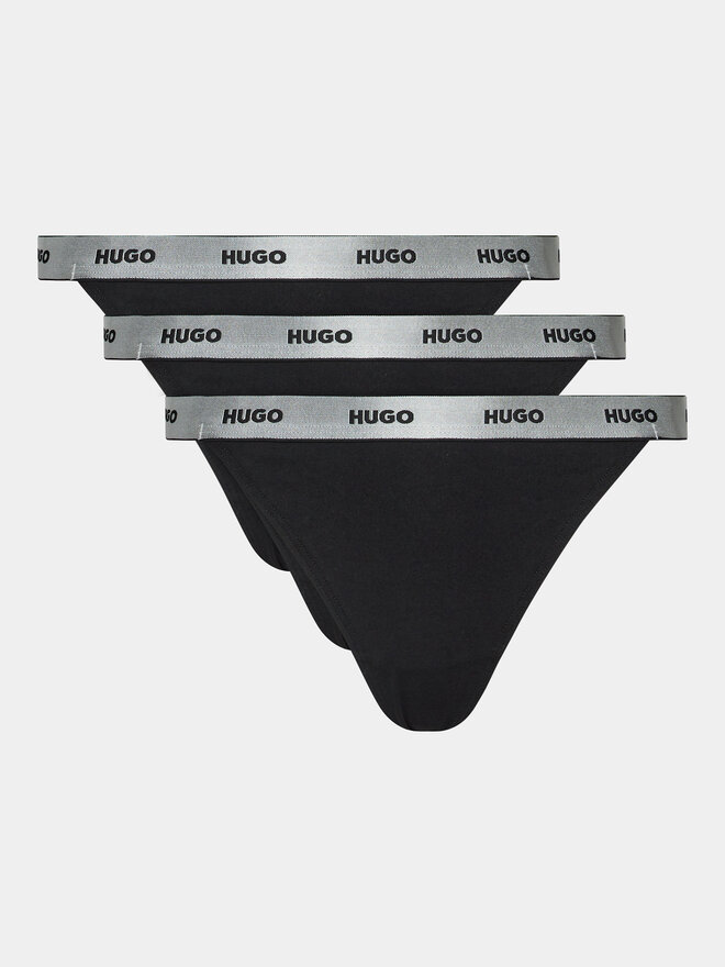 HUGO HUGO Pack de 3 tangas 50502802 Negro