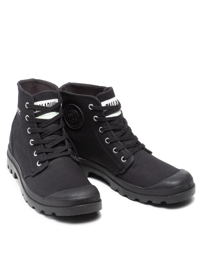 Palladium Schnürstiefeletten Palladium Pampa Hi Organic II 77100-008-M Schwarz