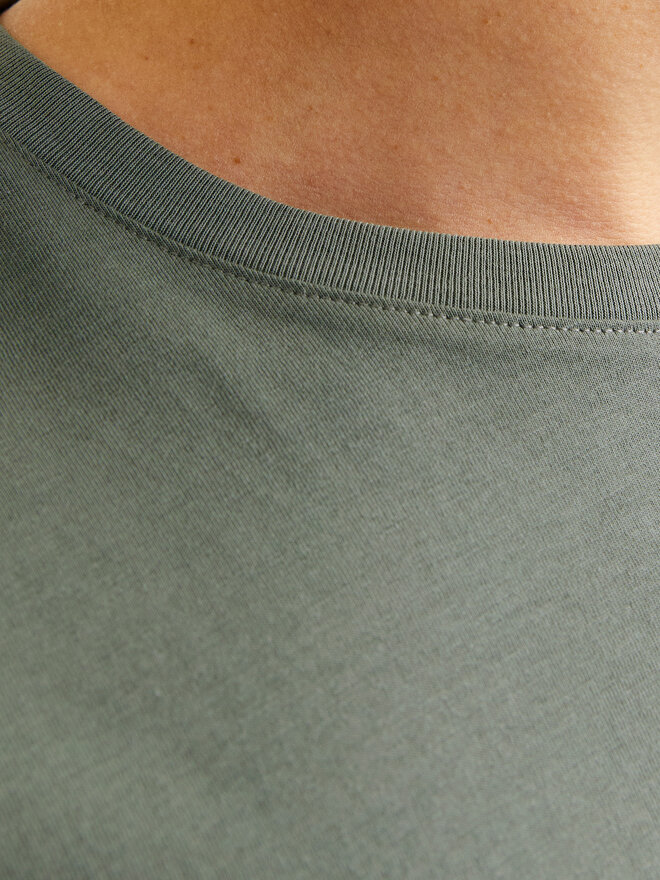 Jack&Jones Jack&Jones Marškinėliai Organic Basic 12156101 Žalia Standard Fit