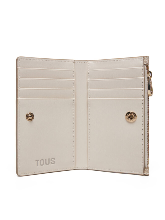 TOUS Portafoglio grande da donna TOUS Kaos Mini Lines 2002183501 Beige