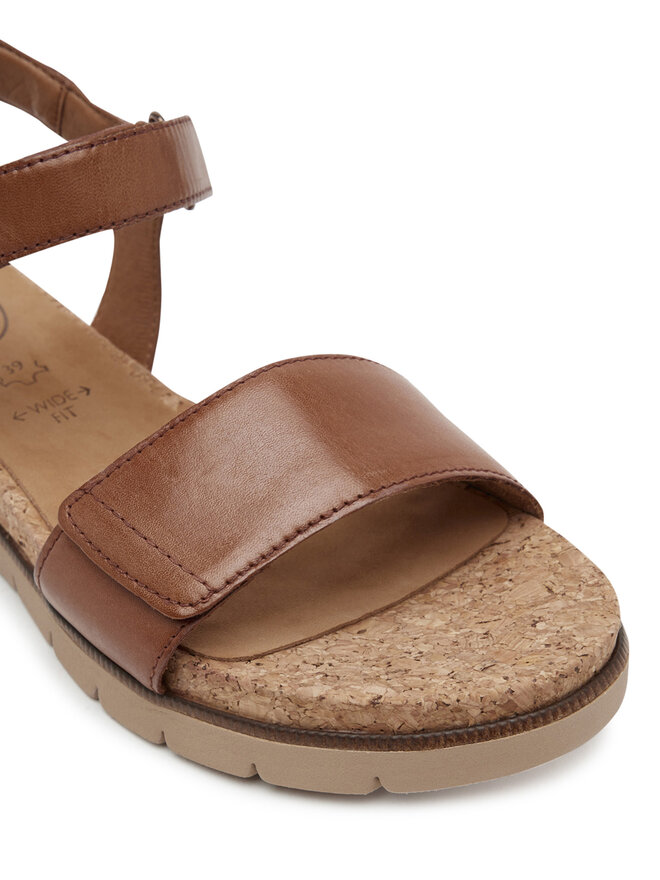 Tamaris Sandały Tamaris 8-88710-42 Brązowy