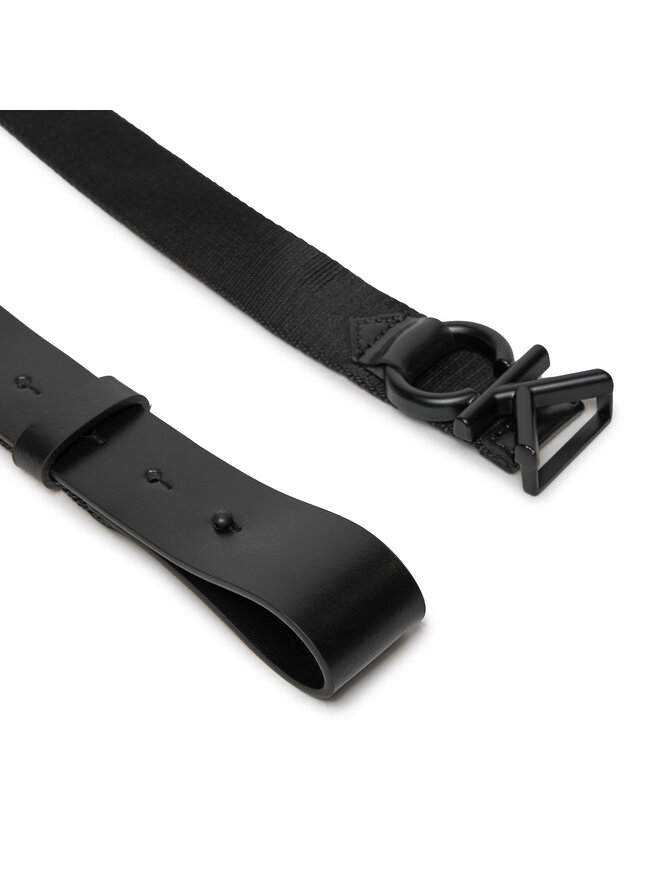 Calvin Klein Чоловічий ремінь Calvin Klein Ck Metal Minimal Webbing 30Mm K50K511566 Чорний