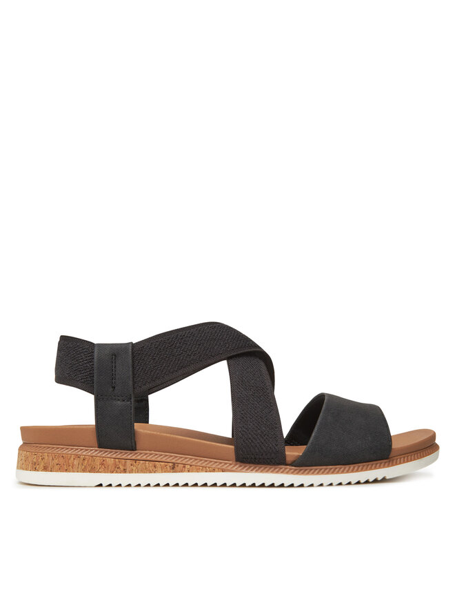 Skechers Szandál Skechers BOBS Desert Kiss Low 114705/BLK Fekete
