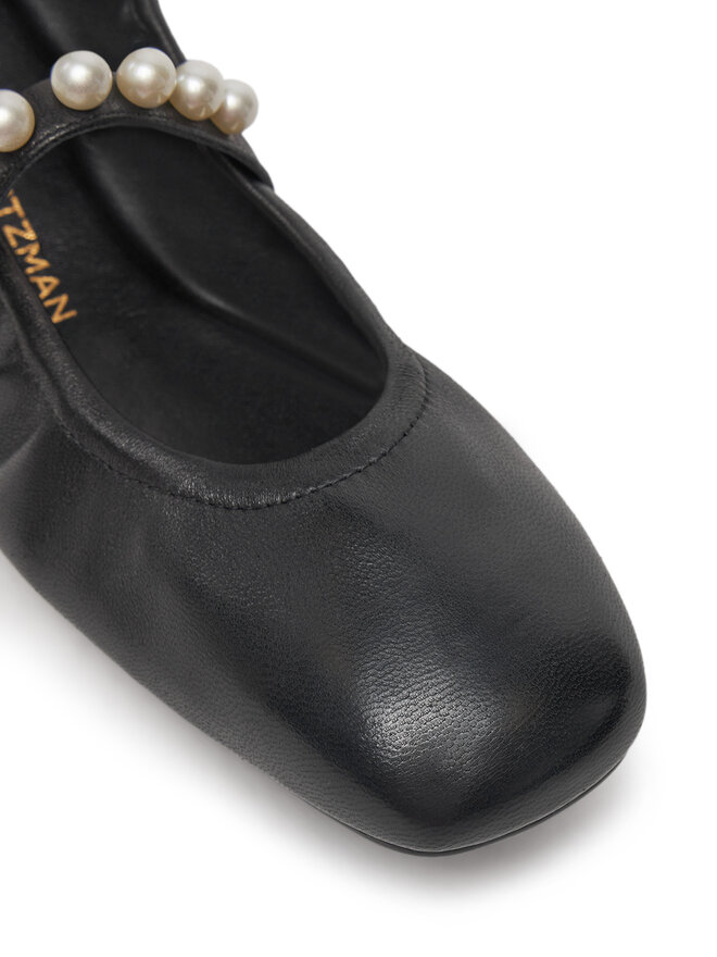 Stuart Weitzman Μπαλαρίνες Stuart Weitzman Goldie Ballet Flat SF896 Μαύρο