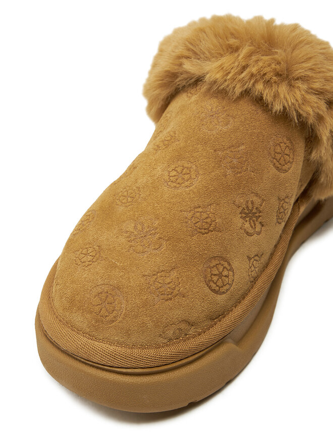 Guess Kapcie Guess Unika3 FLFUK3 FAL06 Brązowy
