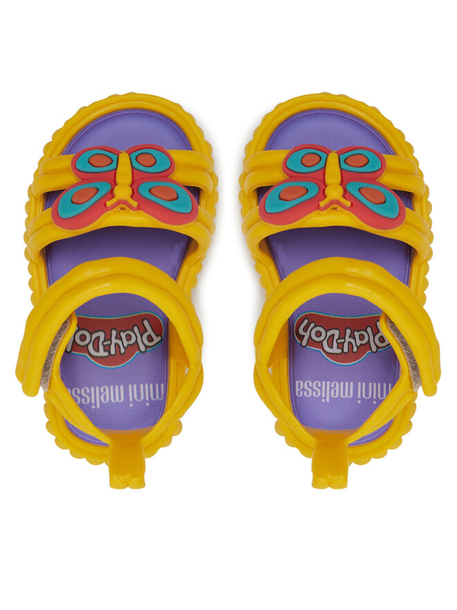 Melissa Sandały Melissa Mini Melissa Create + Play Doh Bb M 35989 Żółty