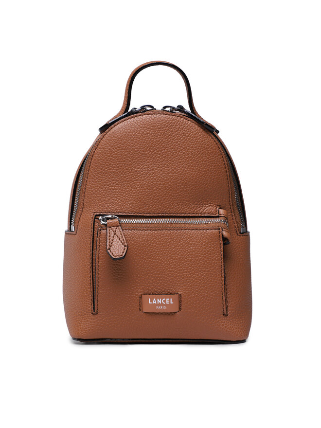 Sac a dos Lancel Mini Zip Backpack A1209220TU Marron chaussures