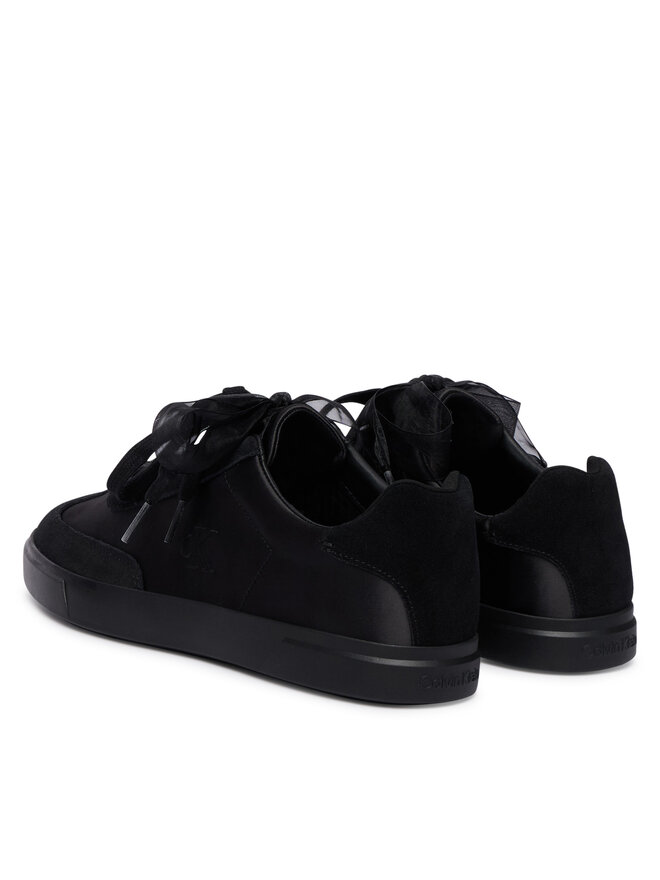 Calvin Klein Sneakers Calvin Klein Low Pro Cupsole Wt Satin Mix HW0HW03288 Schwarz