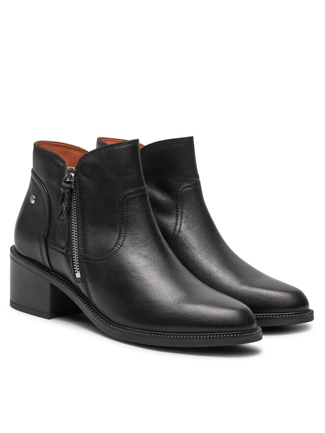 Pikolinos Μποτάκια Pikolinos W2D-8674 Μαύρο