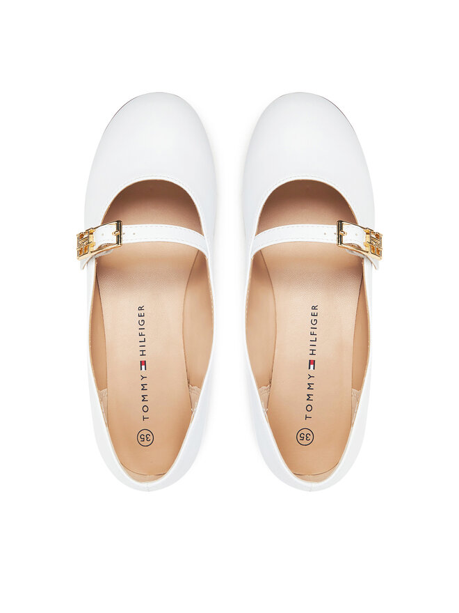 Tommy Hilfiger Ballerinas Tommy Hilfiger T3A3-33768-0326 S Weiß