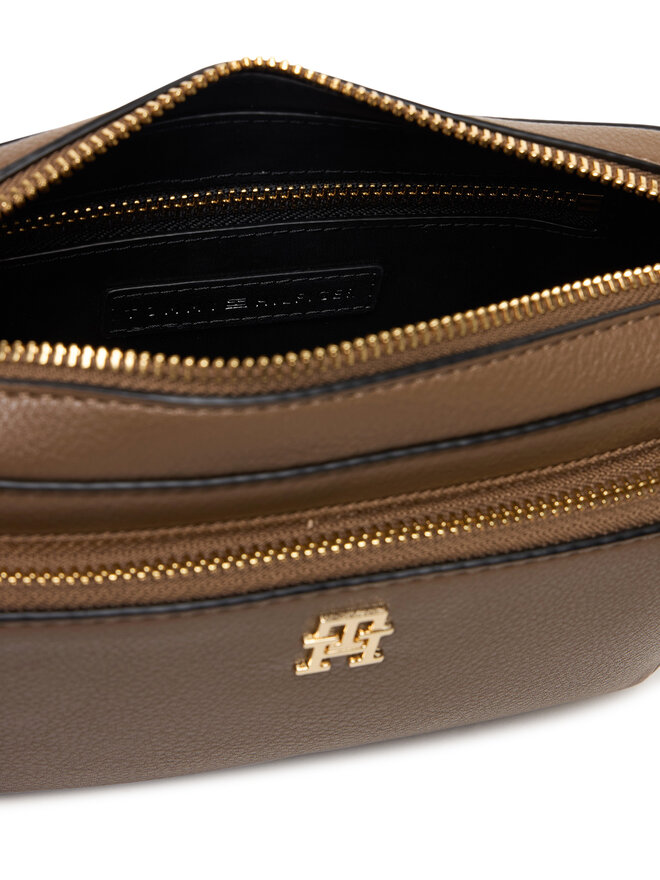 Tommy Hilfiger Handtasche Tommy Hilfiger Th Icon Camera Bag AW0AW18120 Braun