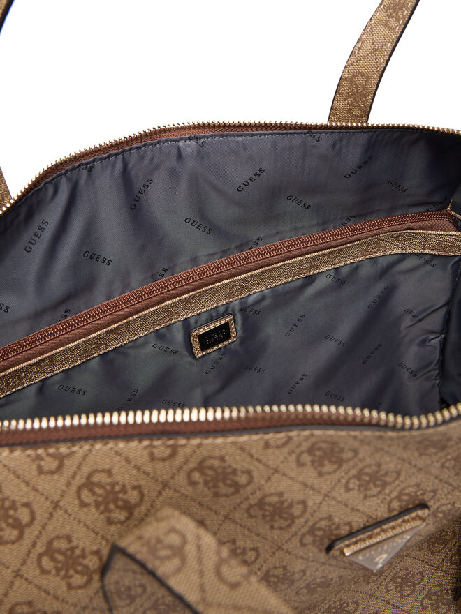 Guess Τσάντα Σαββατοκύριακου Guess Latona Travel TWLB92 11017 Καφέ