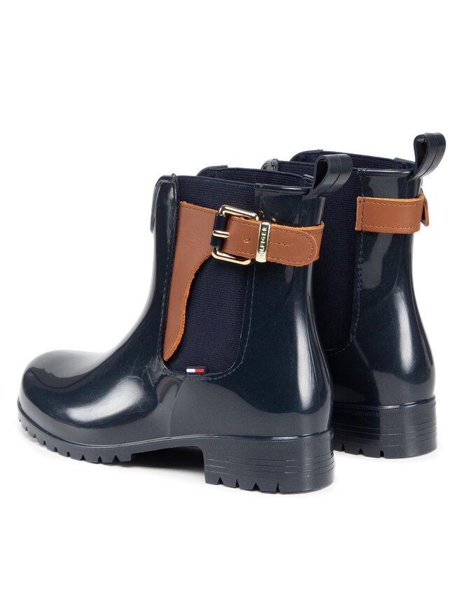 Tommy Hilfiger Kalosze Tommy Hilfiger Oxley 2Z2 FW56822108 Granatowy