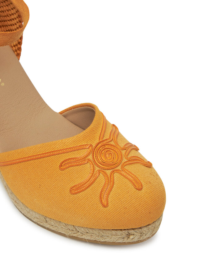 Genuins Espadryle Genuins Vela Sunset G106494 Pomarańczowy