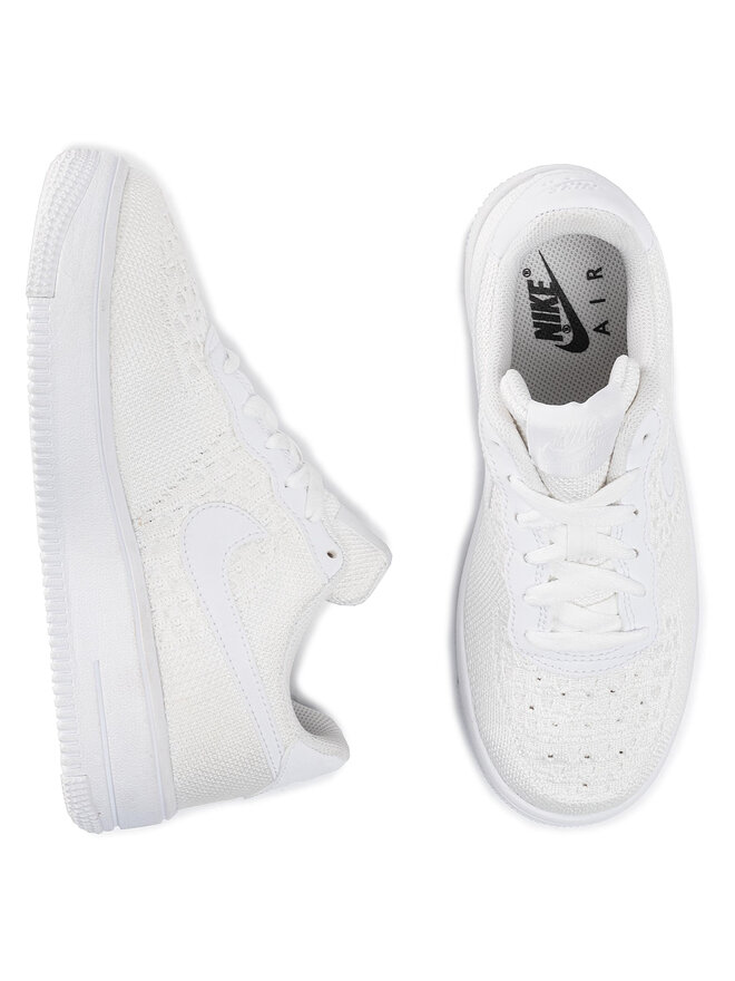 Nike Sneakers Nike Air Force 1 Flyknit 2.0 (GS) BV0063 100 Weiß