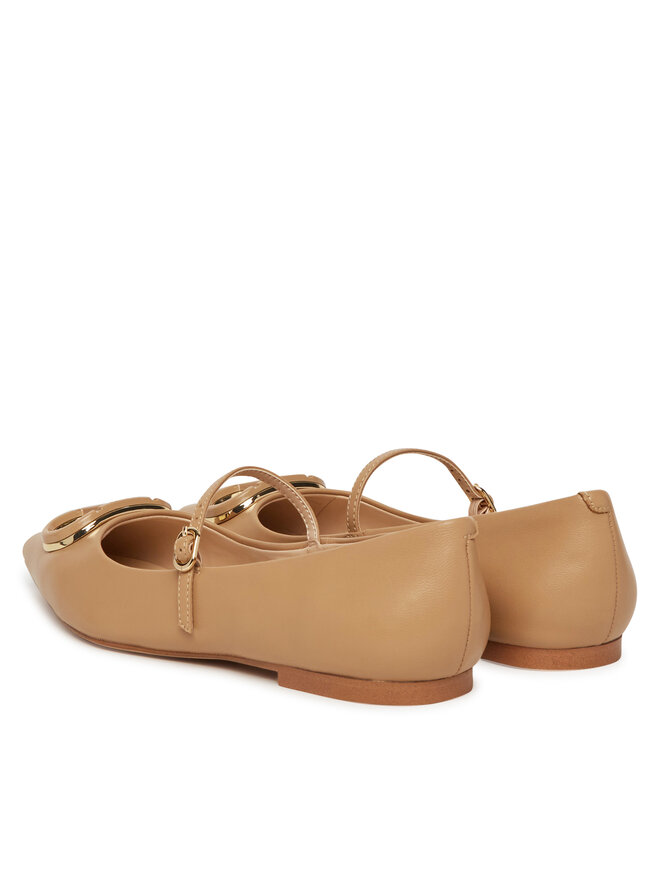 TWINSET Baleriny TWINSET 251TCP064 Brązowy