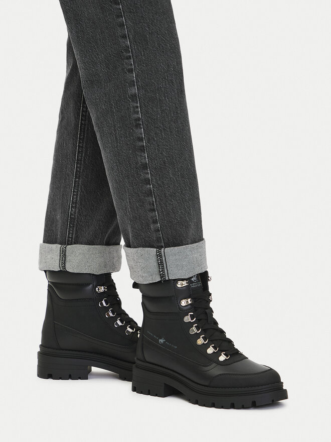 Beverly Hills Polo Club Schnürstiefeletten Beverly Hills Polo Club CEO-HY62070-7 Schwarz