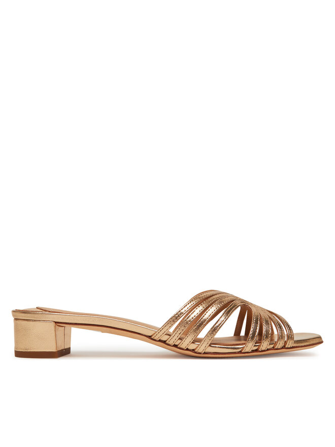 LAUREN RALPH LAUREN Pantoletten LAUREN RALPH LAUREN Fay 802966855001 Goldfarben