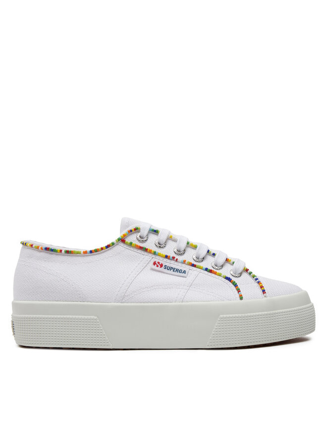 Superga Tenisky Superga Multicolor Beads 2740 S4131FW Bílá