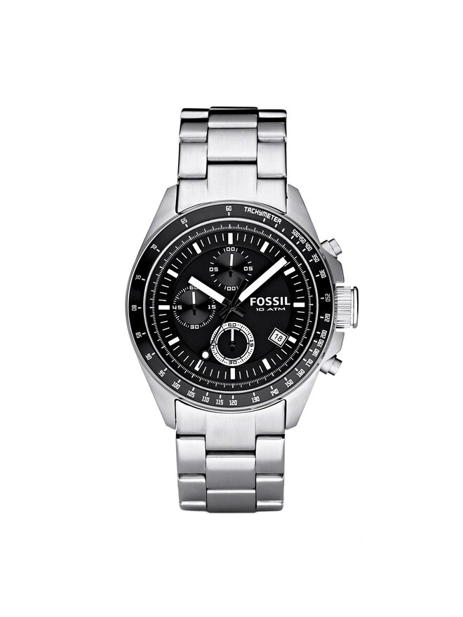 Fossil Годинник Fossil Decker Mens CH2600IE Срібний