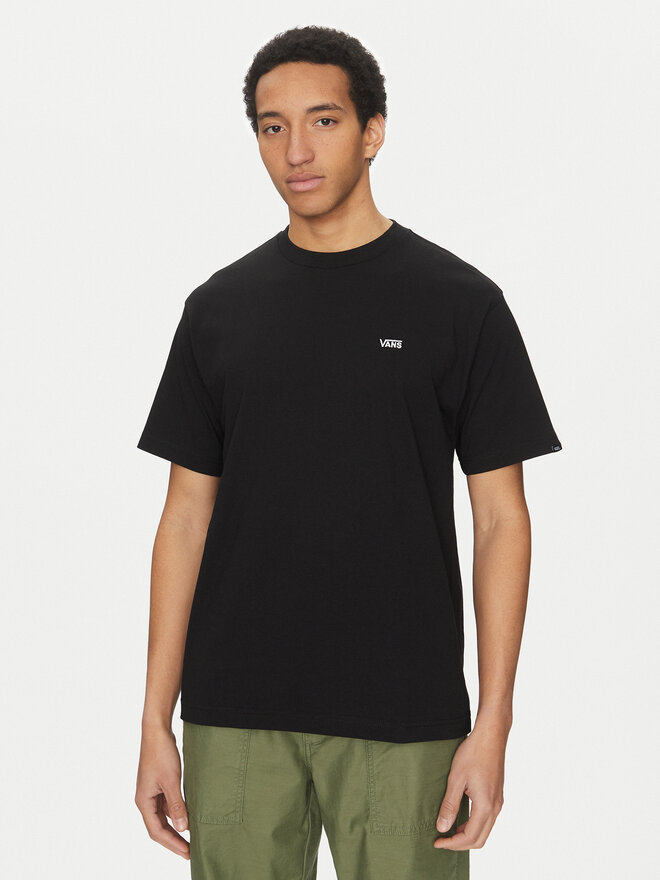 Vans Vans Majica Left Chest II VN000P1P Črna Loose Fit
