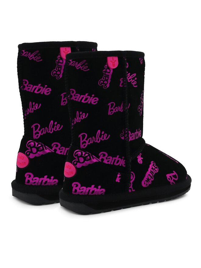 EMU Australia Schneeschuhe EMU Australia Barbie Wallaby Print Lo K12904 Schwarz