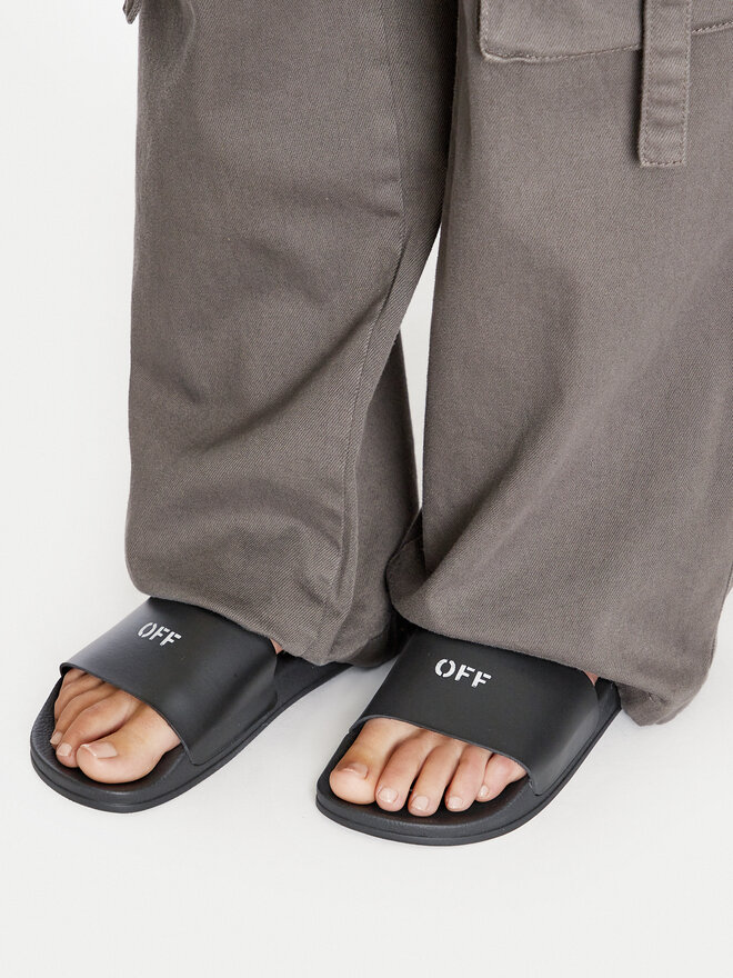 Off-White Παντόφλες Off-White OWIC002S22PLA0011001 Μαύρο