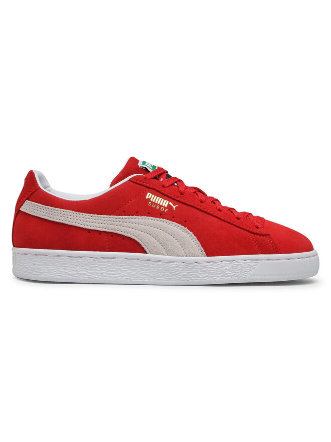Womens red suede pumas store