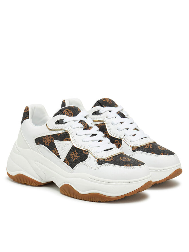 Guess Sneakersy Guess FLPHAP FAL12 Biały