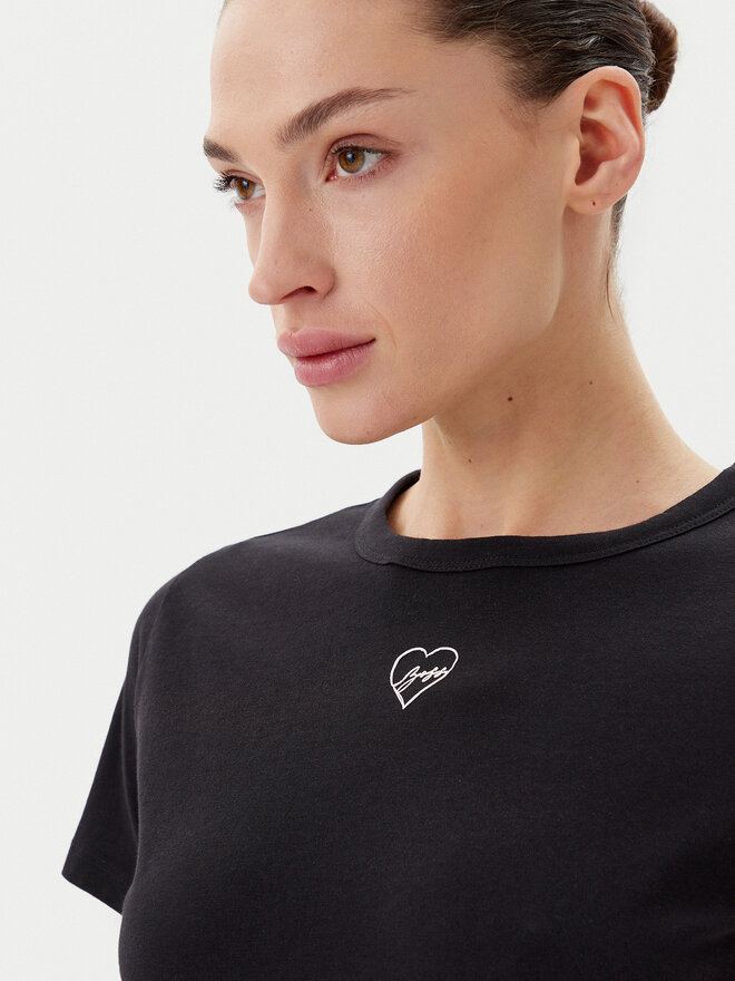 BOSS BOSS Marškinėliai C_Elogo_21 50540260 Juoda Slim Fit